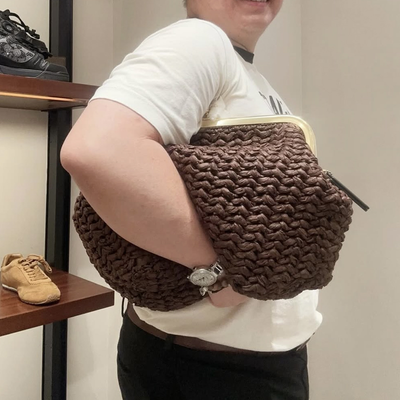 Hand-Woven Kisslock Frame Shou - Luxury Bags Vintage recension och pris