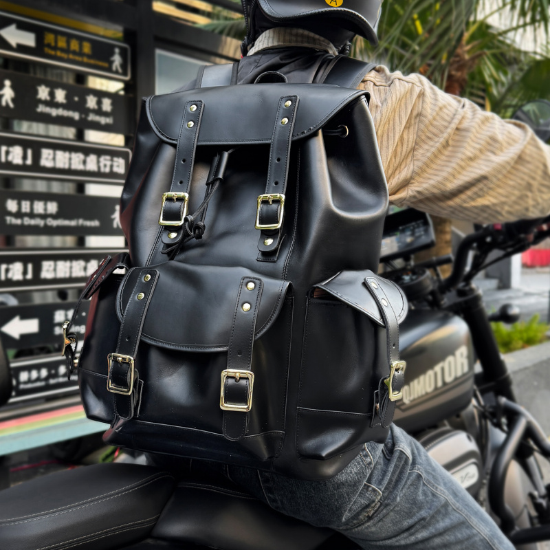 New Arrivals Leather Backpack  - Luxury Bags Vintage recension och pris