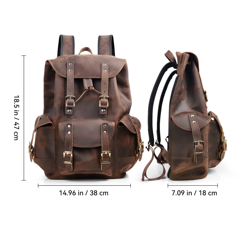 New Arrivals Leather Backpack  - Luxury Bags Vintage recension och pris