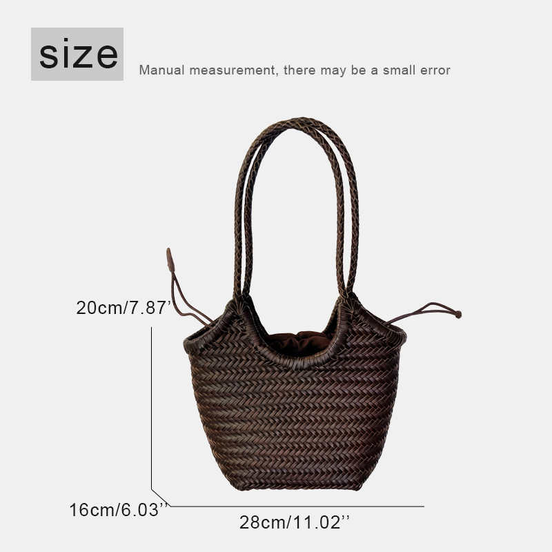 Handwoven LeatherTote Bags For - Luxury Bags Vintage recension och pris