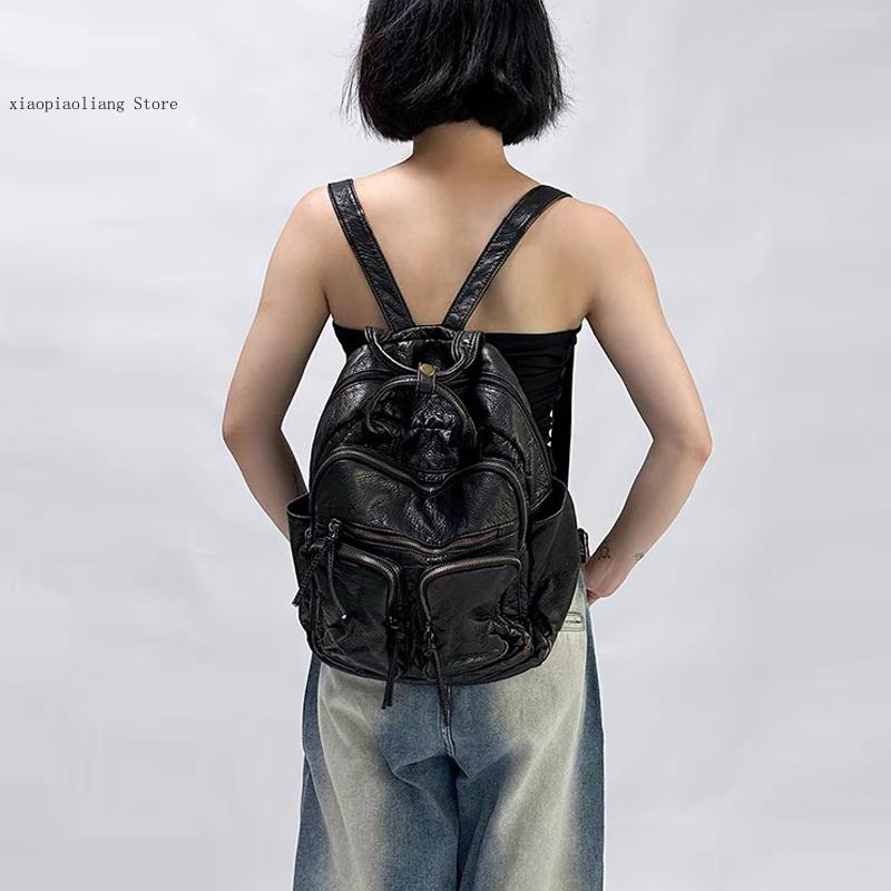 Luxury Soft Washed Pu Leather  - Luxury Bags Vintage recension och pris
