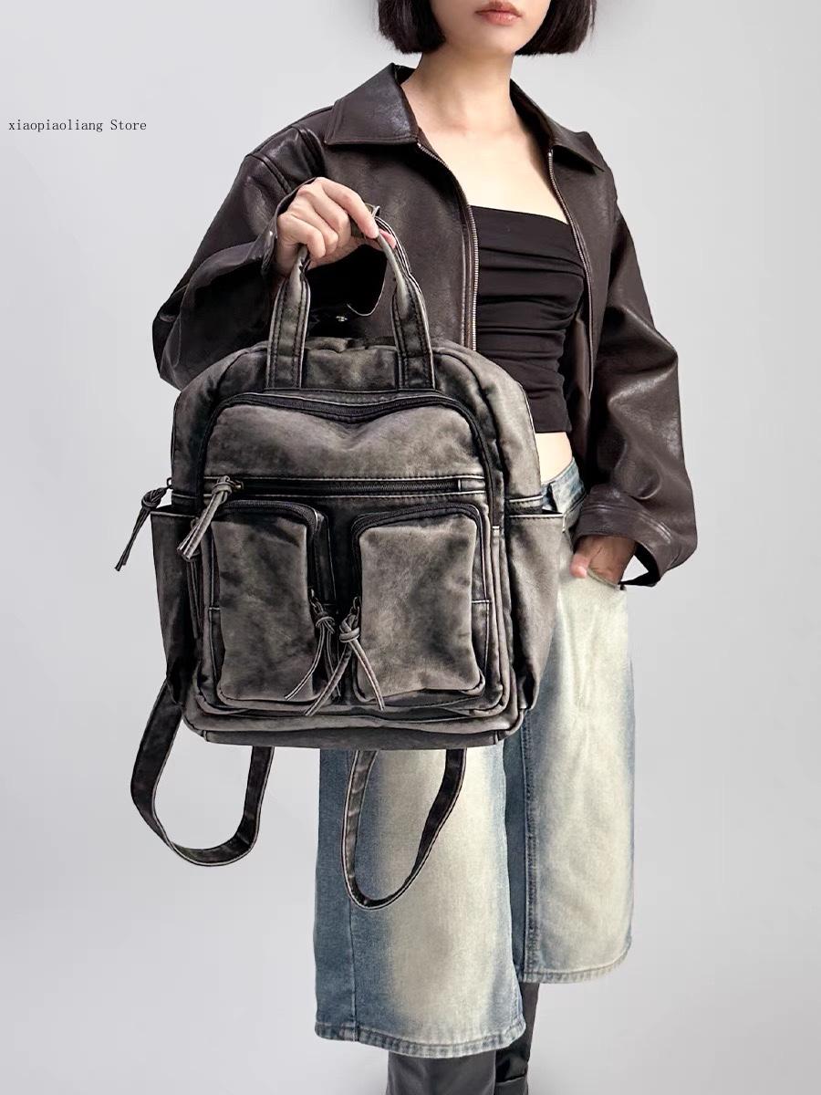 Luxury Soft Washed Pu Leather  - Luxury Bags Vintage recension och pris