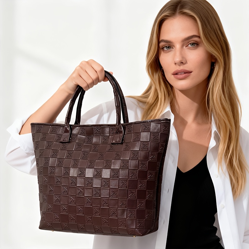 Light Luxury Deep Brown Quilte - Luxury Bags Vintage recension och pris