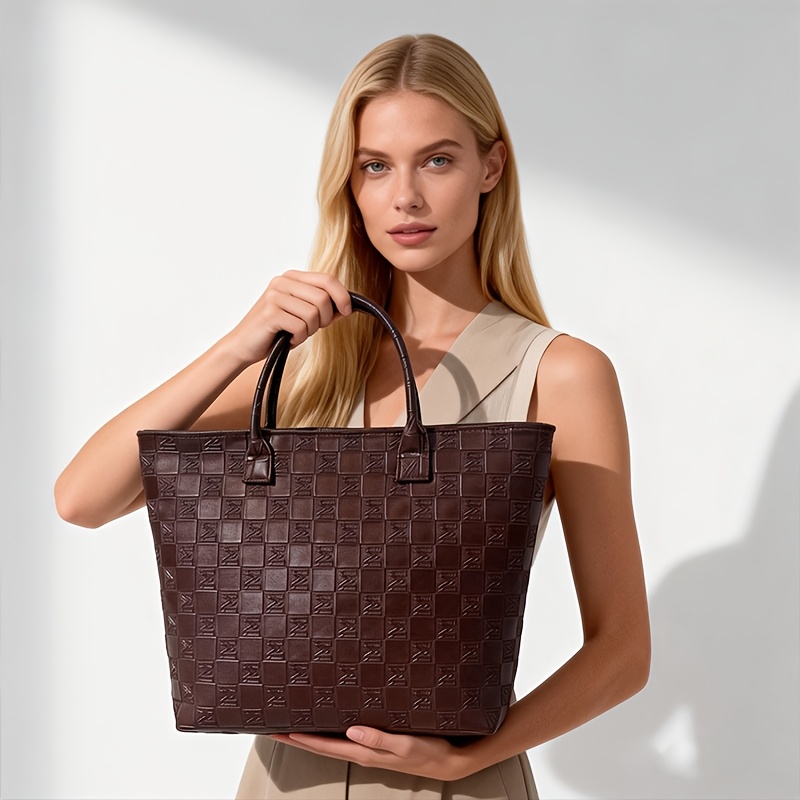 Light Luxury Deep Brown Quilte - Luxury Bags Vintage recension och pris