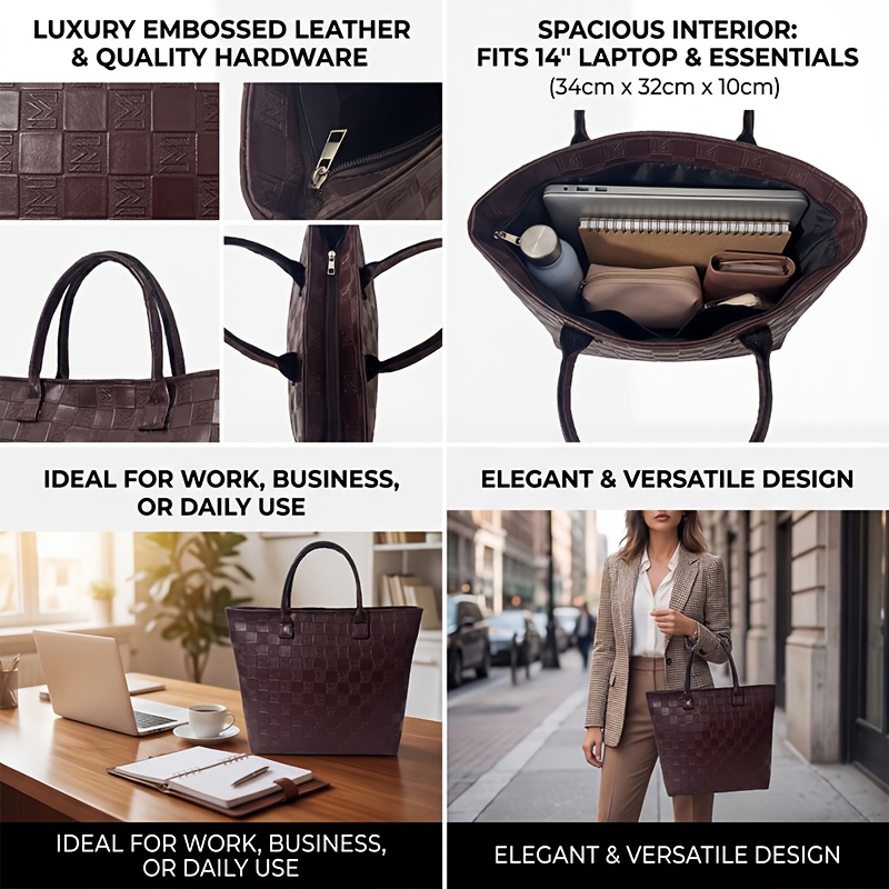 Light Luxury Deep Brown Quilte - Luxury Bags Vintage recension och pris