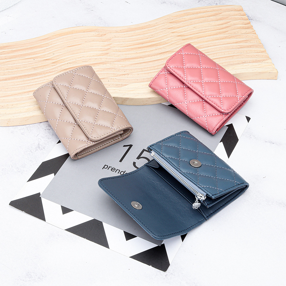 Sheepskin Quilted Card Holder  - Luxury Bags Name For Women recension och pris